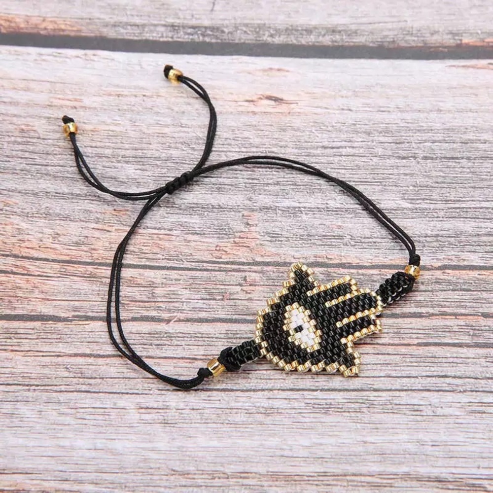 Hamsa Beaded Tassel Bracelet Yoga Meditation